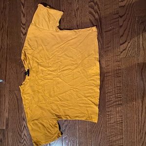 Mustard Yellow Crop top